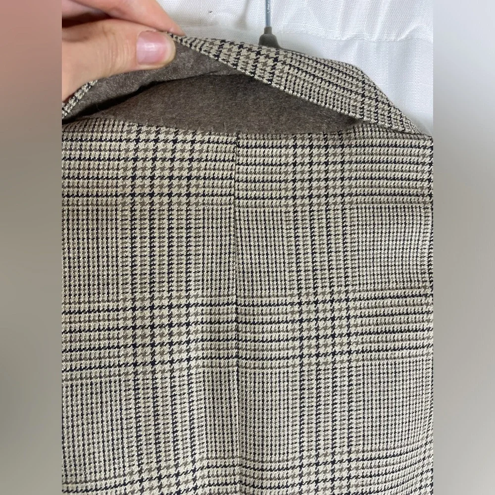 Vtg Wool Men’s Blazer Herringbone Robert Stock - Picture 12 of 15